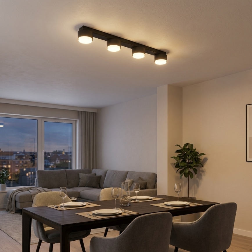 Brilagi - LED loftspot MONO 4xGX53/30W/230V sort