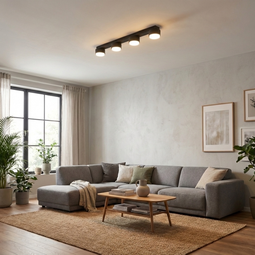 Brilagi - LED loftspot MONO 4xGX53/30W/230V sort
