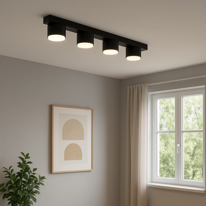 Brilagi - LED loftspot MONO 4xGX53/30W/230V sort