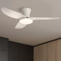Brilagi - LED loftventilator dæmpbar LED/30W/230V 3000-6500K hvid + fjernbetjening