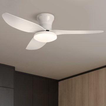 Brilagi - LED loftventilator dæmpbar LED/30W/230V 3000-6500K hvid + fjernbetjening