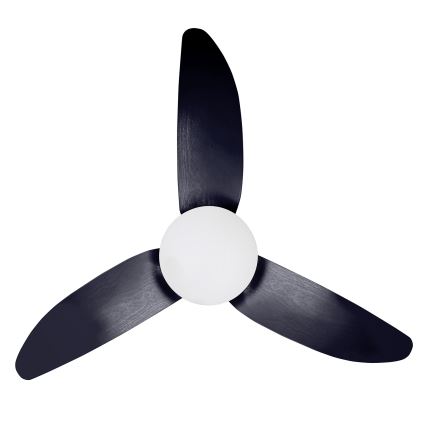 Brilagi - LED loftventilator dæmpbar LED/30W/230V 3000-6500K sort + fjernbetjening