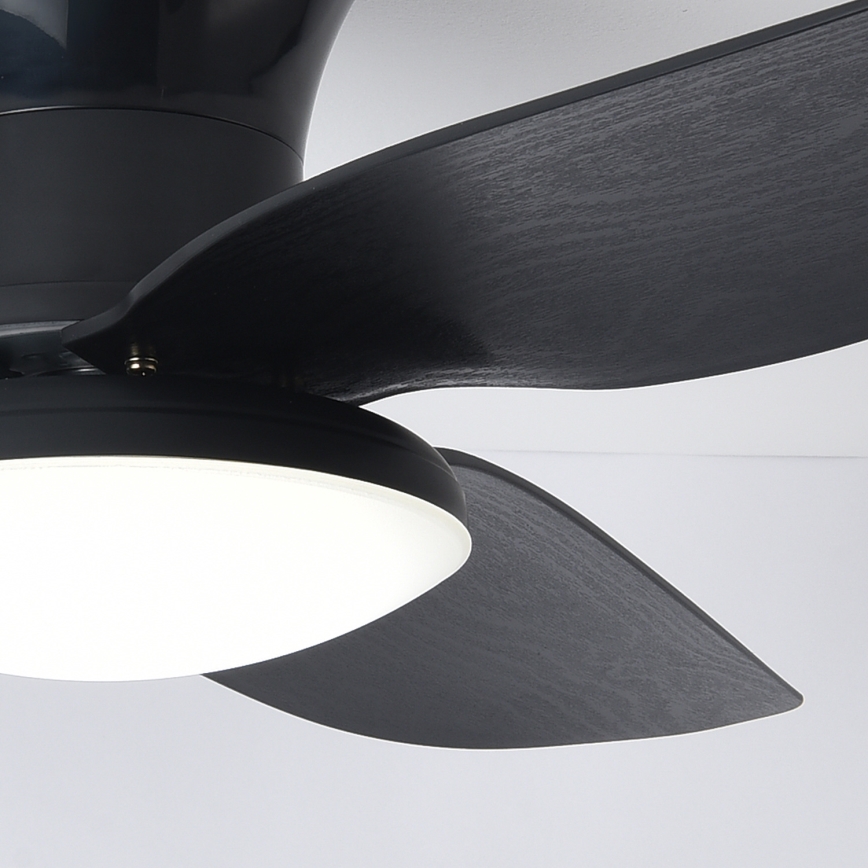 Brilagi - LED loftventilator dæmpbar LED/30W/230V 3000-6500K sort + fjernbetjening