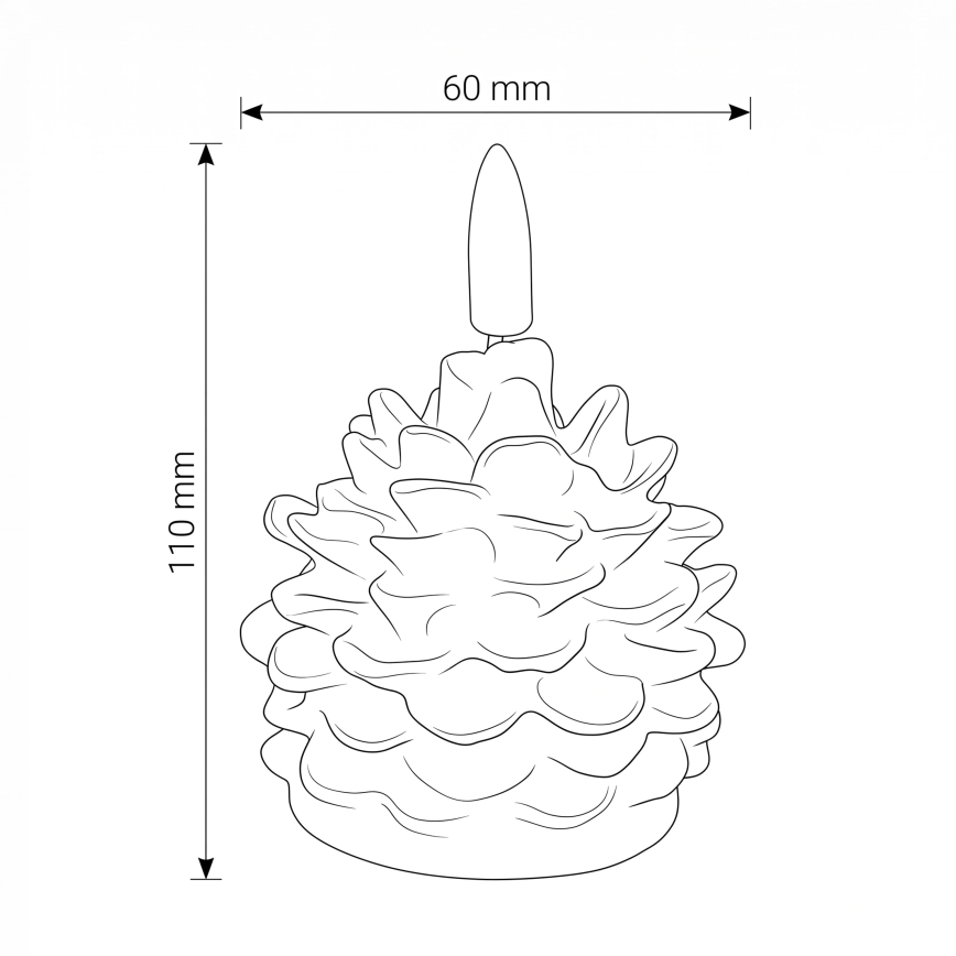BRILAGI - LED-lys LED/1xCR2032 hvid