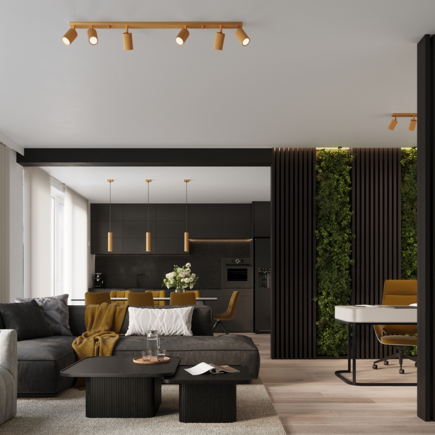 Brilagi - LED-lysekrone med wire CRESTO 1xGU10/10W/230V guld