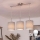Brilagi - LED-lysekrone med wire NUBILA 3xE27/60W/230V grå