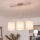 Brilagi - LED-lysekrone med wireophæng NUBILA 3xE27/60W/230V cremefarvet