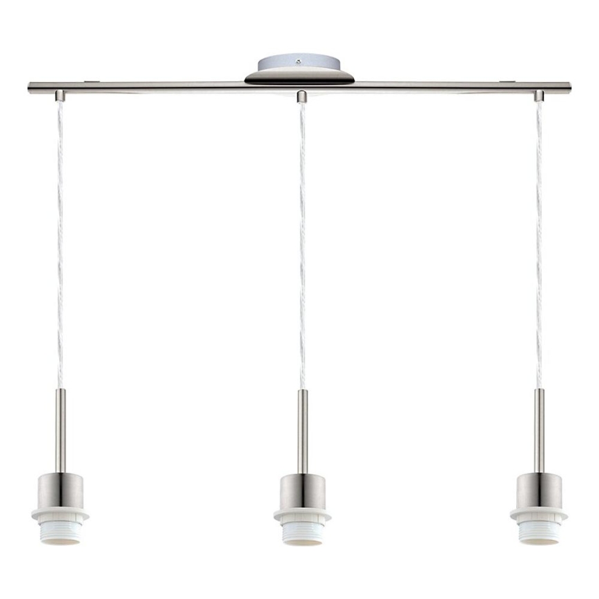 Brilagi - LED-lysekrone med wireophæng NUBILA 3xE27/60W/230V cremefarvet