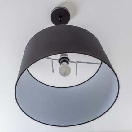 Brilagi - LED-lysekrone på kabel CERIA 1xE27/40W/230V Ø 45 cm sort