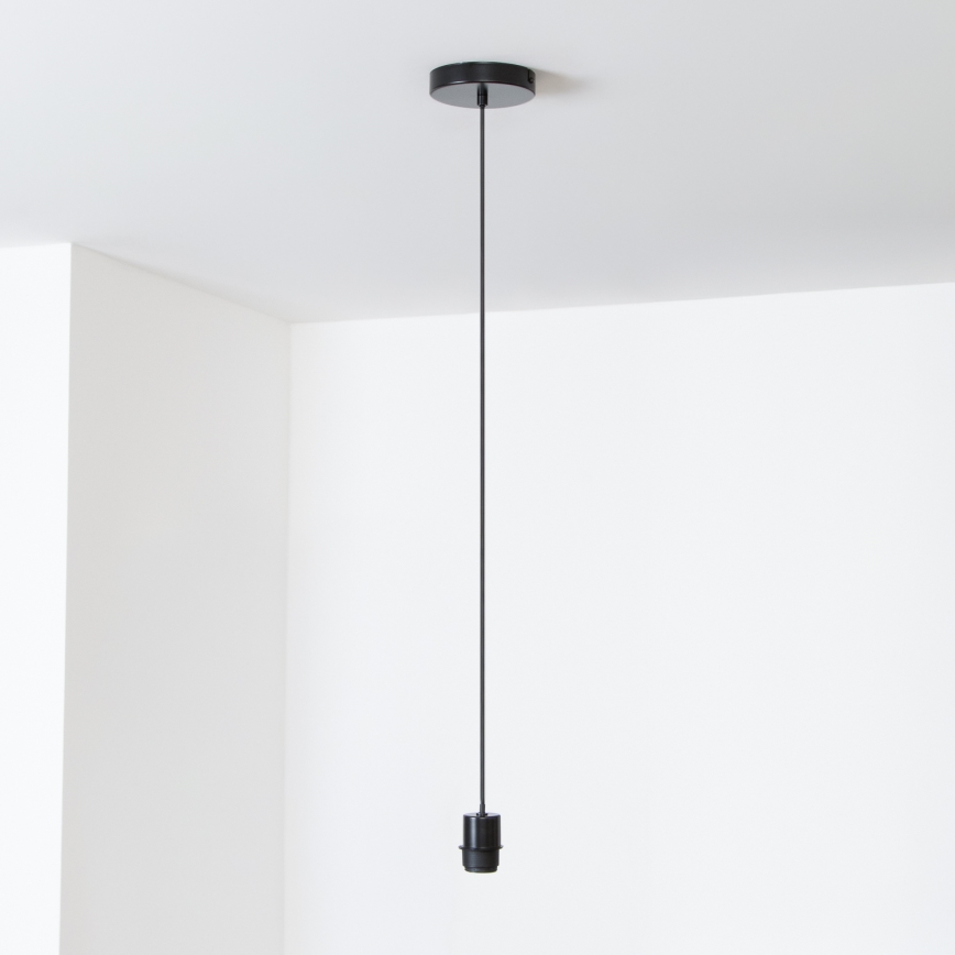 Brilagi - LED-lysekrone på kabel CERIA BOHO 1xE27/40W/230V, Ø 50 cm, brun