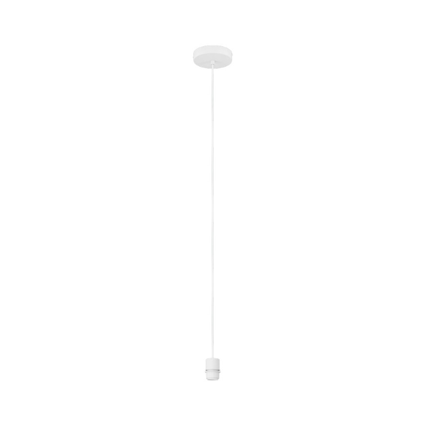 Brilagi - LED-lysekrone på kabel CERIA BOHO 1xE27/40W/230V Ø 70 cm hvid/brun