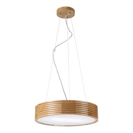 Brilagi - LED-lysekrone på wire CARVALHO MODERN 2xE27/60W/230V eg Ø 37,5 cm