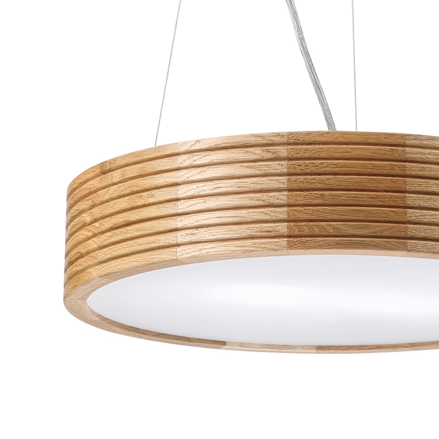 Brilagi - LED-lysekrone på wire CARVALHO MODERN 2xE27/60W/230V eg Ø 37,5 cm