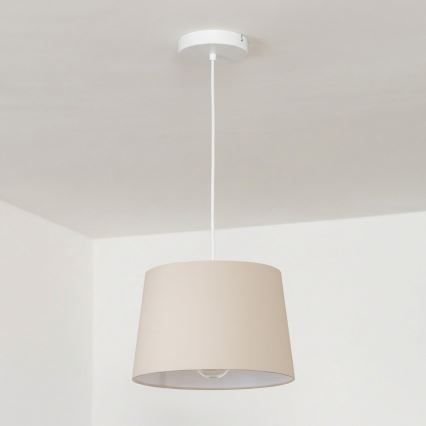 Brilagi - LED-lysekrone på wire CERIA 1xE27/40W/230V Ø 30 cm beige
