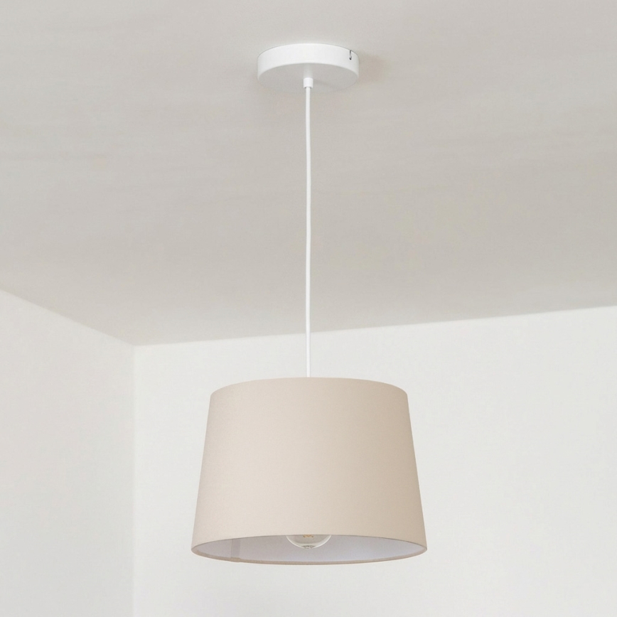 Brilagi - LED-lysekrone på wire CERIA 1xE27/40W/230V Ø 30 cm beige