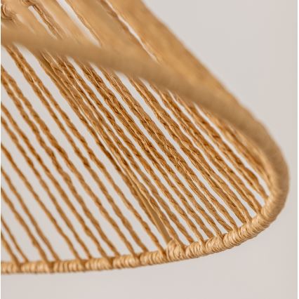 Brilagi - LED-lysekrone på wire CERIA BOHO 1xE27/40W/230V Ø 70 cm brun