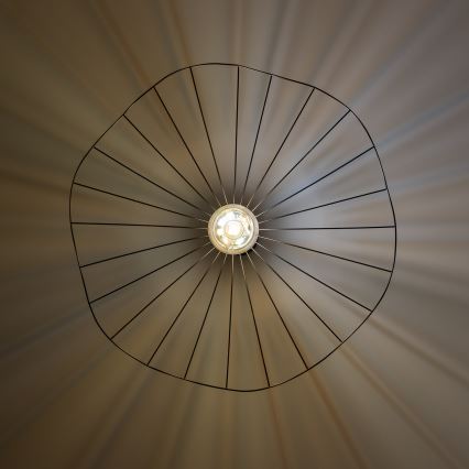 Brilagi - LED-lysekrone på wire CERIA WIRE 1xE27/40W/230V Ø 80 cm, sort