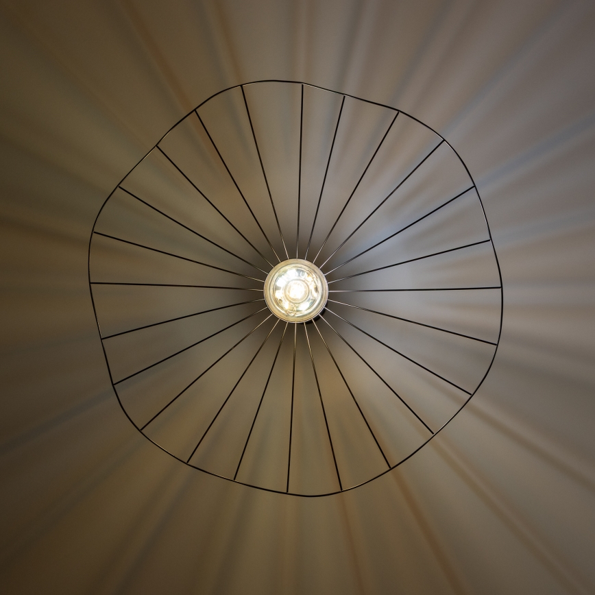 Brilagi - LED-lysekrone på wire CERIA WIRE 1xE27/40W/230V Ø 80 cm, sort