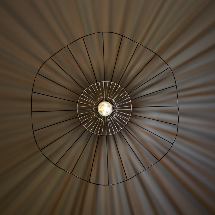 Brilagi - LED-lysekrone på wire CERIA WIRE 1xE27/40W/230V Ø 80 cm sort