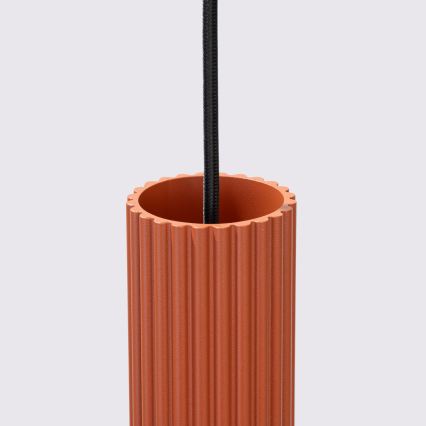 Brilagi - LED lysekrone på wire CRESTO 3xGU10/10W/230V rød