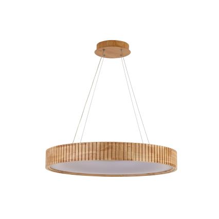 Brilagi – FALCON WOOD MODERN LED-pendel på kabel, 40 W LED / 230 V, 3000/4000/6000 K, Ø 60 cm, træ
