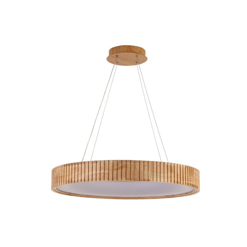Brilagi – FALCON WOOD MODERN LED-pendel på kabel, 40 W LED / 230 V, 3000/4000/6000 K, Ø 60 cm, træ