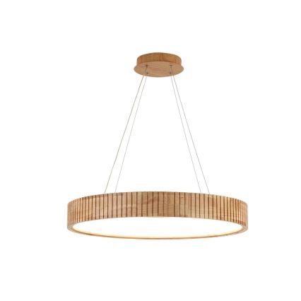 Brilagi – FALCON WOOD MODERN LED-pendel på kabel, 40 W LED / 230 V, 3000/4000/6000 K, Ø 60 cm, træ