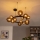 Brilagi - LED lysekrone på wire MILLA 15xG9/3W/230V brun/røgbrun