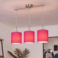 Brilagi - LED-lysekrone på wire NUBILA 3xE27/60W/230V rosa