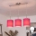 Brilagi - LED-lysekrone på wire NUBILA 3xE27/60W/230V rosa
