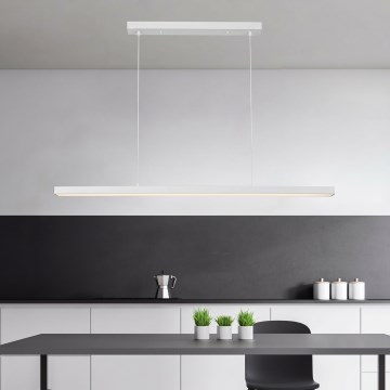 Brilagi - LED-lysekrone på wire PAXIS LED/30W/230V 120 cm hvid