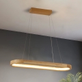 BRILAGI - LED-lysekrone på wire UMEA WOOD LED/30W/230V 70x20 cm træ