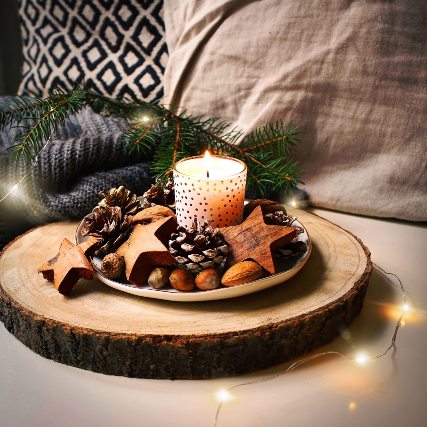 Brilagi - LED-lyskæde 100 LED / 3x AA, 10 m, varm hvid