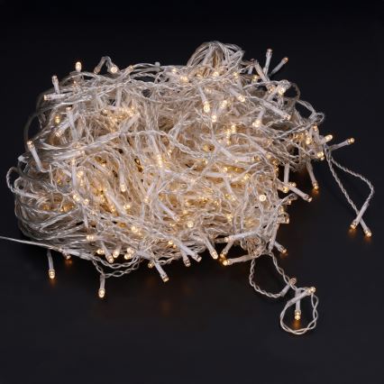 Brilagi - LED-lyskæde til udendørs brug, 400 LED, 8 funktioner, 23 m, IP44, varm hvid