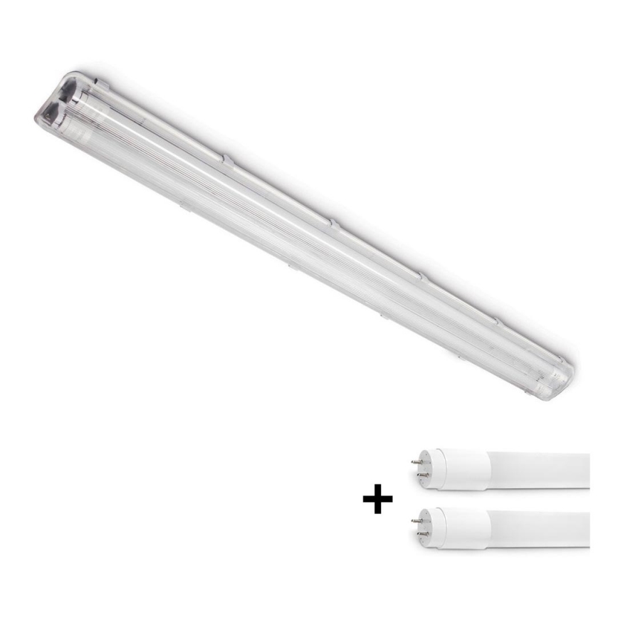Brilagi - LED lysstofrør OPTIMA T8 2xG13/18W/230V 4000K IP65 128 cm