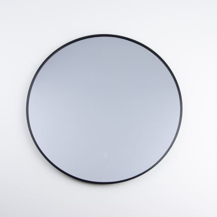 Brilagi - LED badeværelsesspejl NOVARA LED/19W/230V Ø 60 cm sort IP44 CRI 90 dæmpbart + CCT