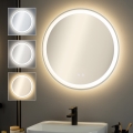 BRILAGI - LED opvarmet badeværelsesspejl AVA ECO LED/11,5W/230V Ø 60 cm IP44 CRI 90 dæmpbar + CCT