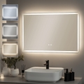 BRILAGI - LED opvarmet badeværelsesspejl BELLA LED/19W/230V 60x90 cm IP44 CRI 90 dæmpbar + CCT
