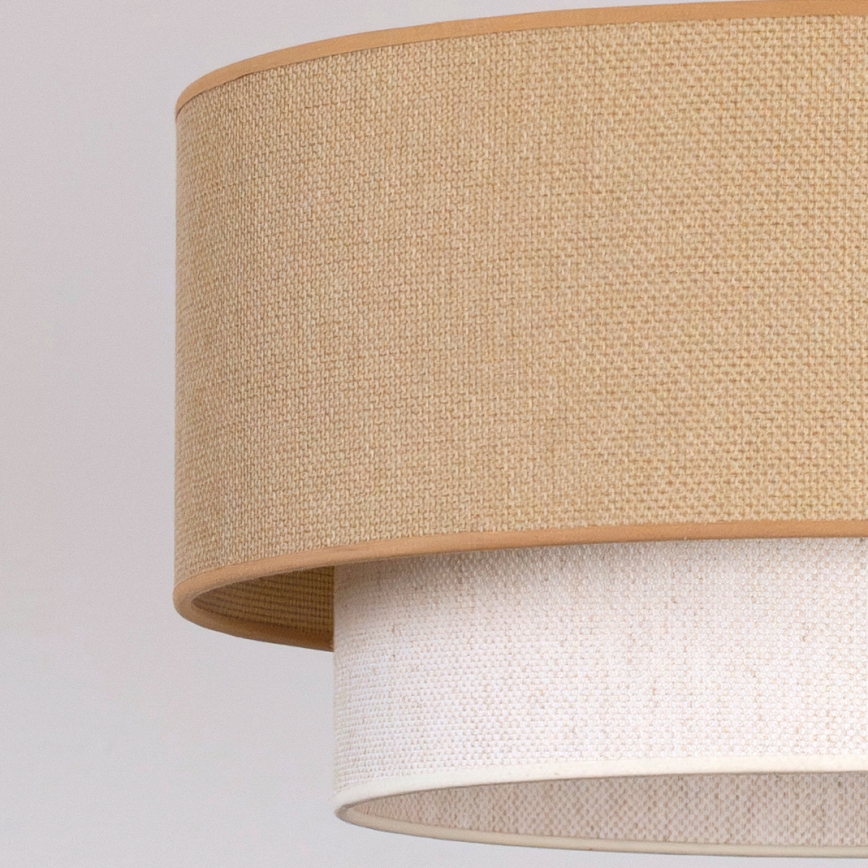 Brilagi - LED overflademonteret loftlampe BOHO ECO 1xE27/10W/230V Ø 40 cm beige/creme