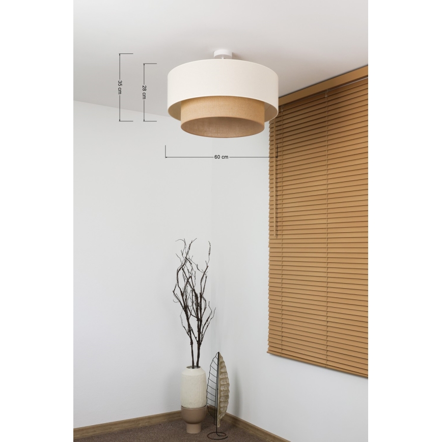 Brilagi - LED overflademonteret loftlampe BOHO-STIL 3xE27/15W/230V Ø 60 cm