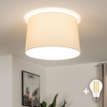 Brilagi - LED overflademonteret loftlampe CERIA 1xE27/40W/230V pr. 45 cm beige