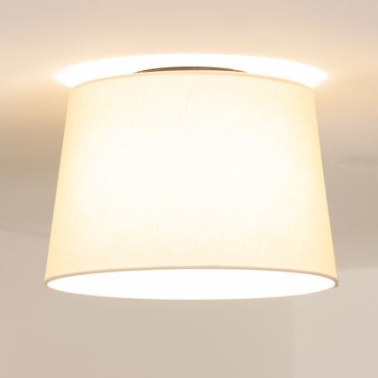 Brilagi - LED overflademonteret loftlampe CERIA 1xE27/40W/230V Ø 30 cm beige