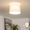 Brilagi - LED overflademonteret loftlampe CERIA 1xE27/40W/230V Ø 30 cm beige