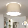 Brilagi - LED overflademonteret loftlampe CERIA 1xE27/40W/230V Ø 45 cm grå