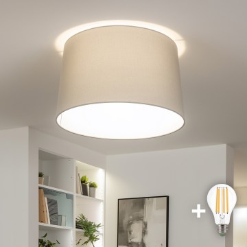 Brilagi - LED overflademonteret loftlampe CERIA 1xE27/40W/230V Ø 45 cm grå