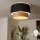 Brilagi - LED overflademonteret loftlampe CERIA 1xE27/40W/230V Ø 50 cm sort/beige