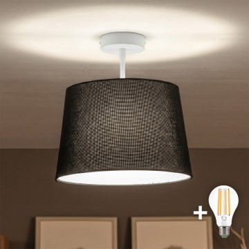 Brilagi - LED Overflademonteret loftlampe CERIA 1xE27/60W/230V pr. 30 cm hvid/sort