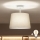 Brilagi - LED overflademonteret loftlampe CERIA 1xE27/60W/230V Ø 30 cm hvid/grå