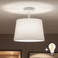 Brilagi - LED overflademonteret loftlampe CERIA 1xE27/60W/230V Ø 30 cm hvid
