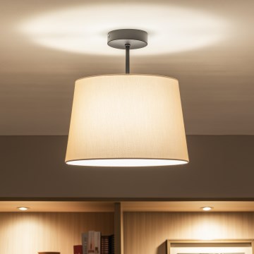 Brilagi - LED overflademonteret loftlampe CERIA 1xE27/60W/230V Ø 30 cm sort/beige